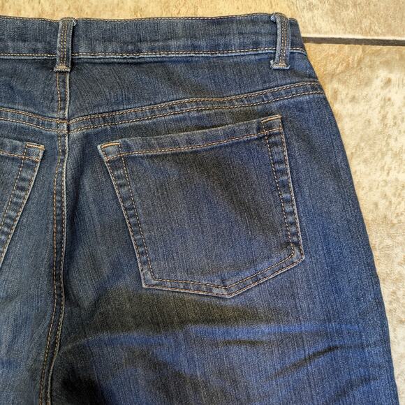 Gloria Vanderbilt Womens 8 Short Jeans Amanda Blue Denim Petite "Missy" Curvy - Picture 10 of 11